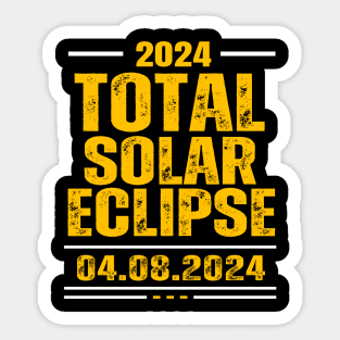 Total Solar Eclipse 2024 Sticker